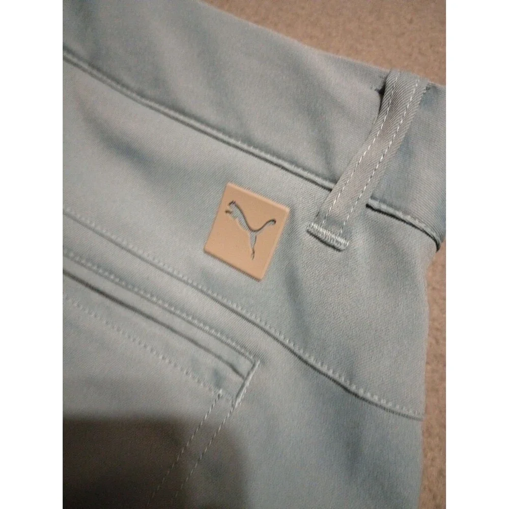 PUMA Pants Mens 32x30 Blue Straight Leg Performance Tech Golf